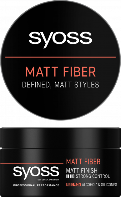 Pasta do włosów Syoss Matt Fiber stopień utrwalania 4 matująca 100 ml (8410436350709) - obraz 1
