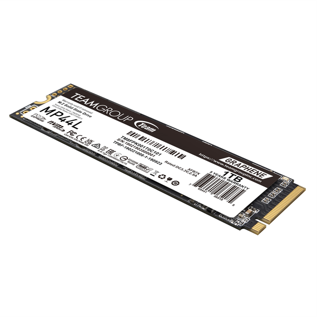 Накопичувач SSD 1TB Team MP44L M.2 2280 PCIe 4.0 x4 3D SLC (TM8FPK001T0C101) - зображення 3