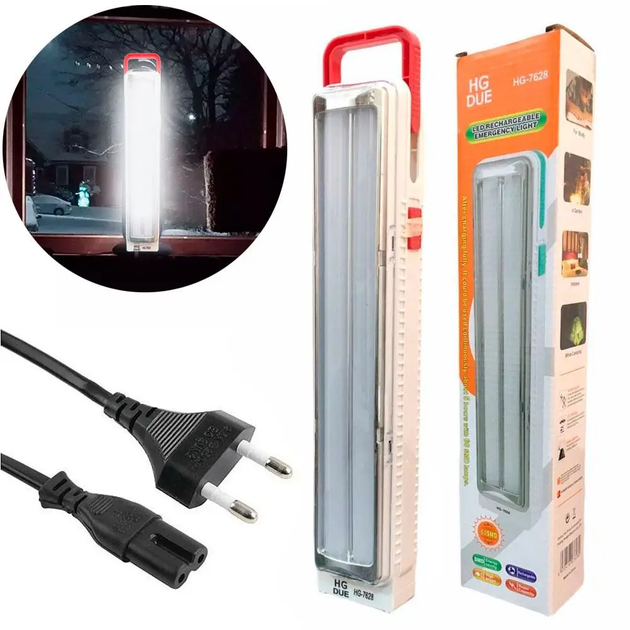 Ліхтар-лампа LED Charging Light HG DUE HG-7628 - Фото 1 Ліхтар-лампа LED Charging Light HG DUE HG-7628 - зображення 1
