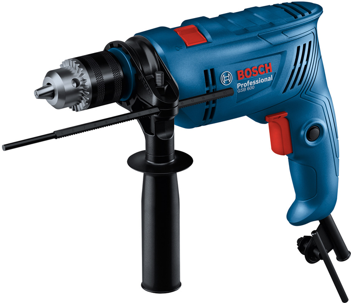 ROZETKA | Ударная дрель Bosch GSB 600 + набор оснастки и ручных ...