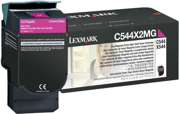 Тонер-картридж Lexmark C544/X544 Magenta (734646083591) - зображення 1