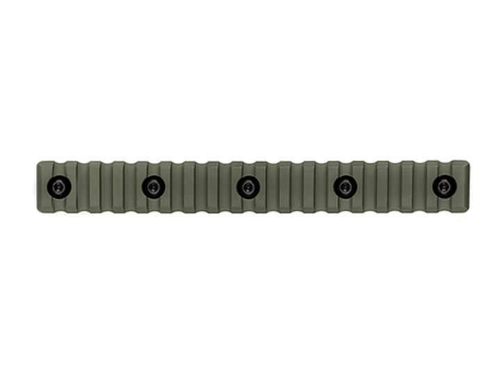 Планка Пикатинни КРУК CRC 9019 ODGreen на 17 слотов с креплением M-Lok - изображение 2