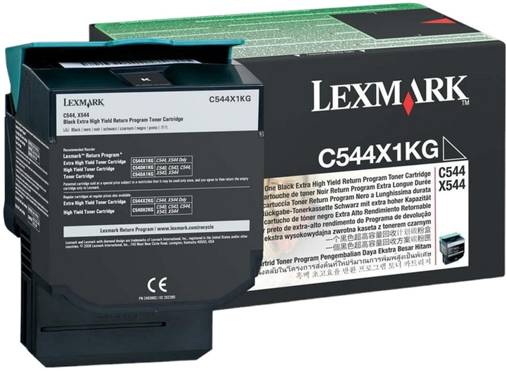 Тонер-картридж Lexmark C546/X564 Black (734646326186) - зображення 1
