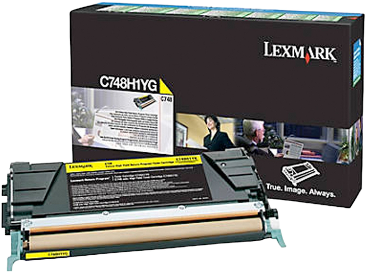 Toner Lexmark X748 Yellow (734646346771) - obraz 1