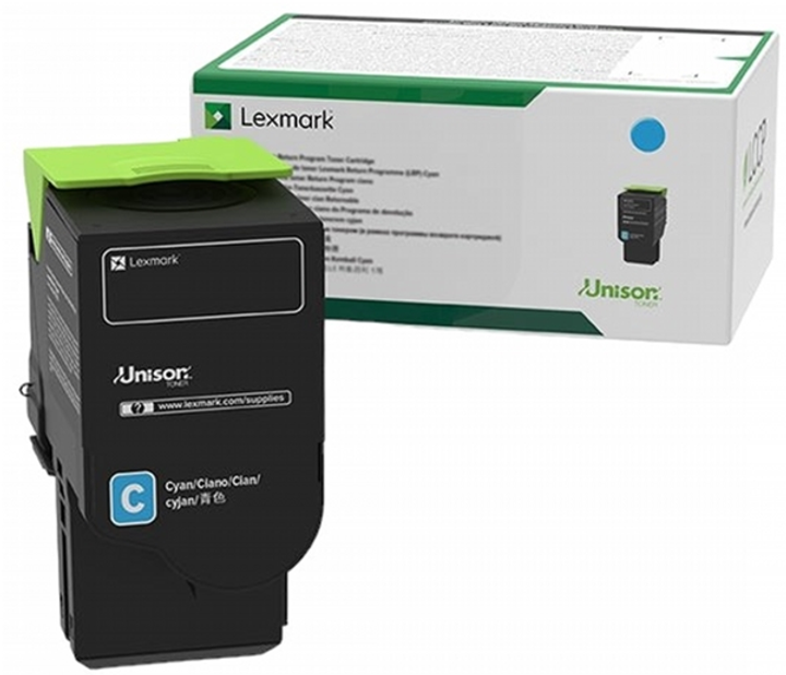 Toner Lexmark CS/CX421 Cyan (734646653282) - obraz 1