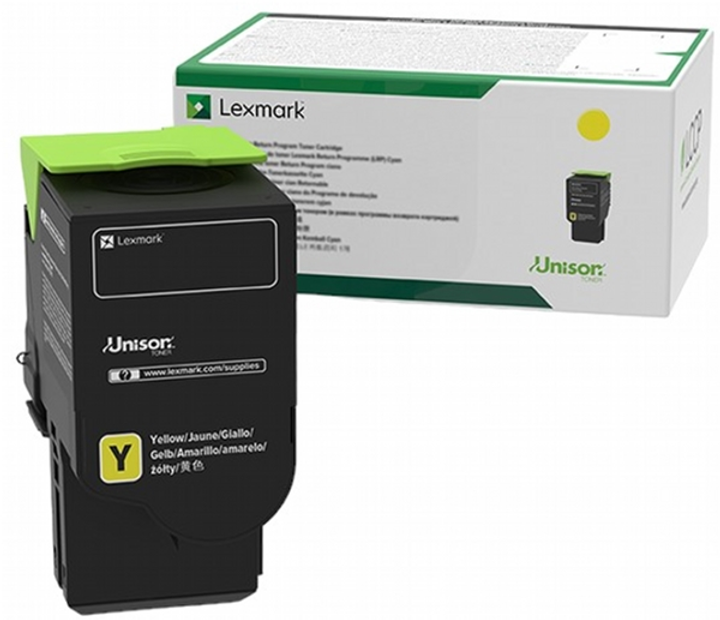 Тонер-картридж Lexmark CS/CX421 Yellow (734646653305) - зображення 1