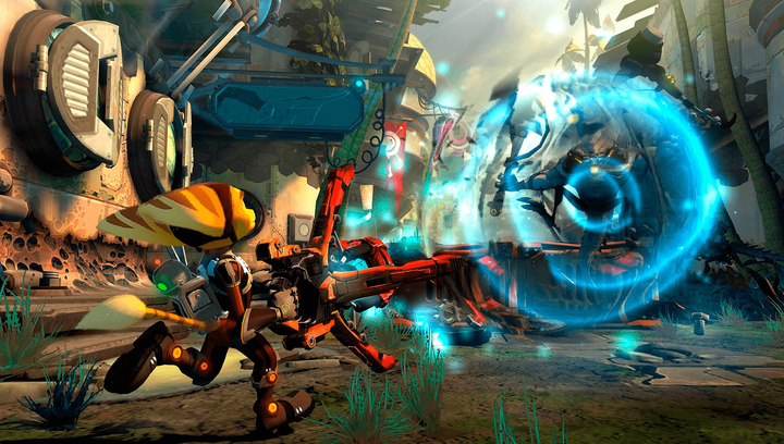 Гра Sony PlayStation 3 Ratchet & Clank: Into the Nexus Російська Озвучка Б/У - Фото 6 Гра Sony PlayStation 3 Ratchet & Clank: Into the Nexus Російська Озвучка Б/У - зображення 6