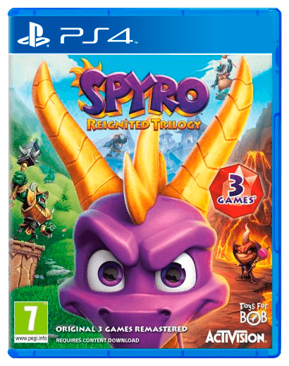 Гра Sony PlayStation 4 Spyro Reignited Trilogy Англійська Версія Б/У - Фото 1 Гра Sony PlayStation 4 Spyro Reignited Trilogy Англійська Версія Б/У - зображення 1