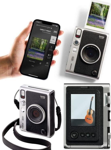 Фотокамера INSTAX MINI EVO Hybrid Black Черная Фотоаппарат моментальной ...