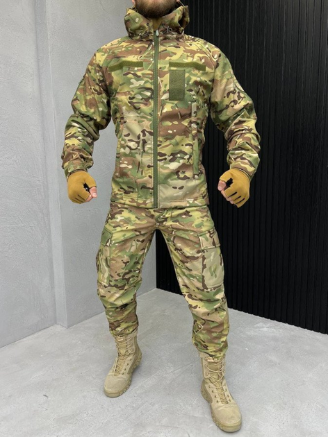 Тактичний костюм софтшел softshell мультикам XXL - зображення 1