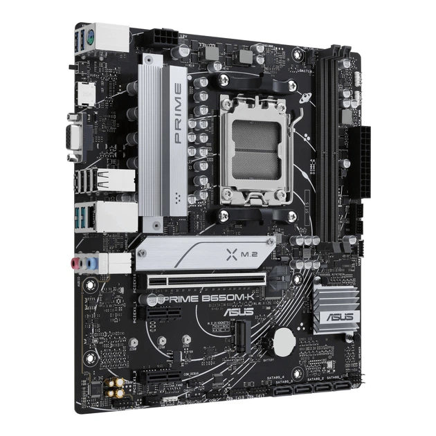 Материнская плата ASUS PRIME B650M-K (AMD B650, Socket AM5, MicroATX) - изображение 2