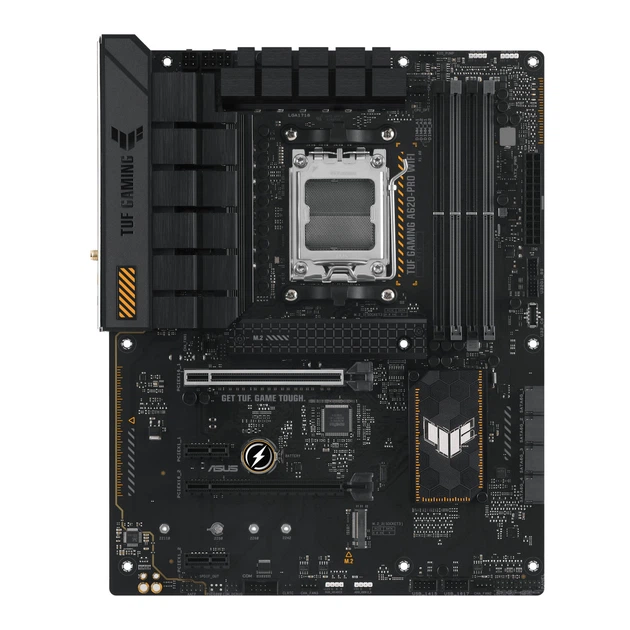 Материнська плата ASUS TUF GAMING WIFI A620-PRO (AMD A620, Socket AM5, ATX) - Фото 1 Материнська плата ASUS TUF GAMING WIFI A620-PRO (AMD A620, Socket AM5, ATX) - зображення 1