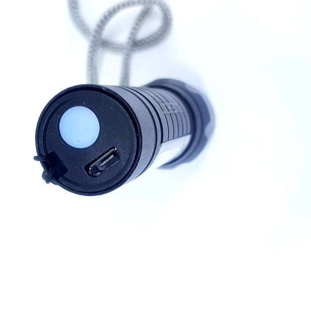 Компактный мощный аккумуляторный LED фонарик USB COP BL-511 Черный 158000 W (SH775462) - изображение 7