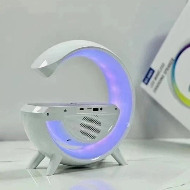 Настольная смарт лампа-ночник G-Smart RGB 15W Light Sound Machine White (4712IC457) - изображение 2