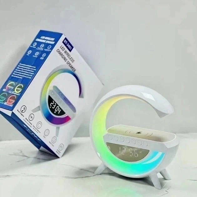 Настольная смарт лампа-ночник G-Smart RGB 15W Light Sound Machine White (4712IC457) - изображение 10