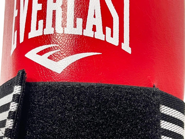 Фути захист гомілки та стопи для єдиноборств Everlast із еко-шкіри червоні M (Захист з футами) - Фото 3 Фути захист гомілки та стопи для єдиноборств Everlast із еко-шкіри червоні M (Захист з футами) - зображення 3