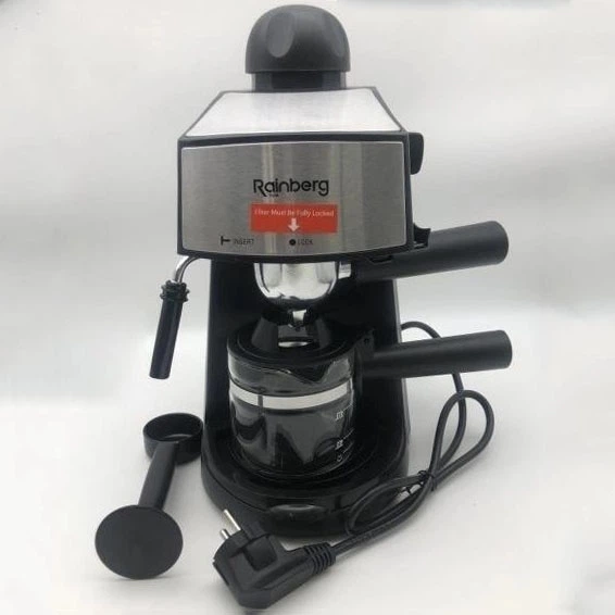 Кофемашина Rainberg RB-8111 рожковая с капучинатором / 2200W - изображение 3