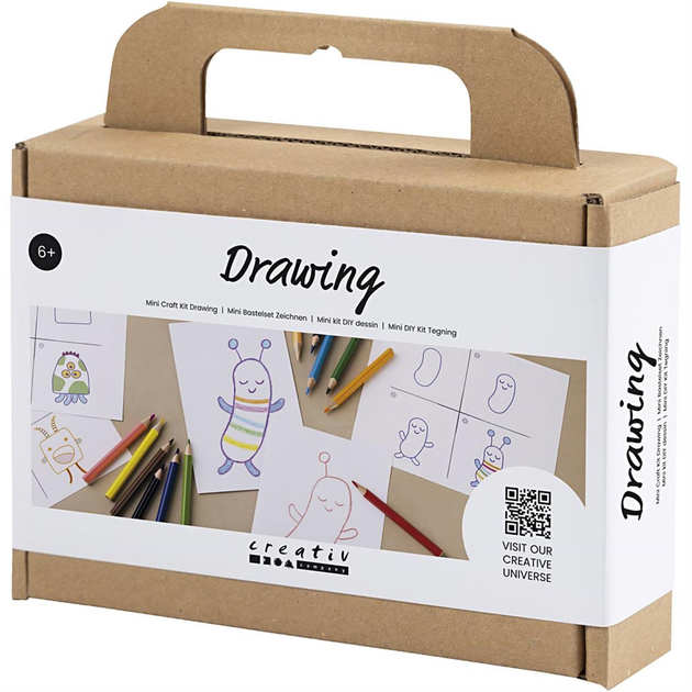 Zestaw kreatywny Creativ Company Mini Craft Kit Drawing Monsters (5712854631181) - obraz 2