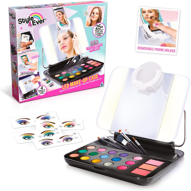 Набір для макіяжу Style 4 Ever Led Make Up Case (3555801287619) - зображення 6