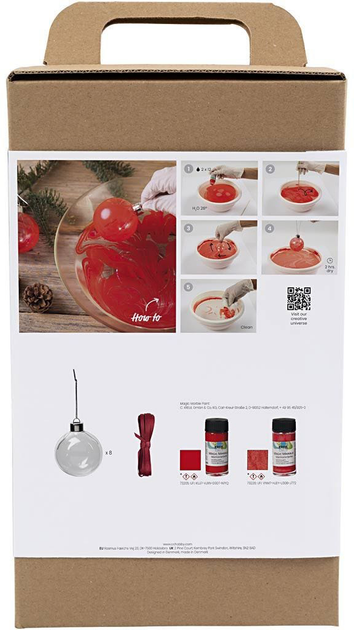 Набір для створення новорічних кульок Creativ Company Marbling (5712854644693) - зображення 2