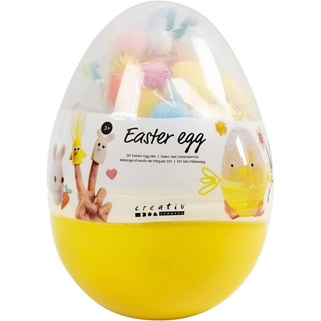 Zestaw kreatywny Creativ Company Diy Mix Easter Eggs Yellow (5712854613095) - obraz 1
