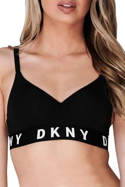 Топ с уплотнённой чашкой DKNY 80B Черный (94251) - Фото 1 Топ с уплотнённой чашкой DKNY 80B Черный (94251) - изображение 1