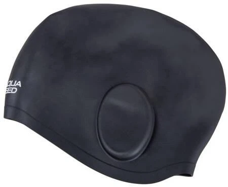 Шапочка для плавания Aqua Speed EAR CAP VOLUME 60475 черный Уни OSFM 284-07 - изображение 2
