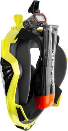 Полнолицевая маска Aqua Speed DRIFT 9936 черный,желтый Уни S/M 249-38 - изображение 2