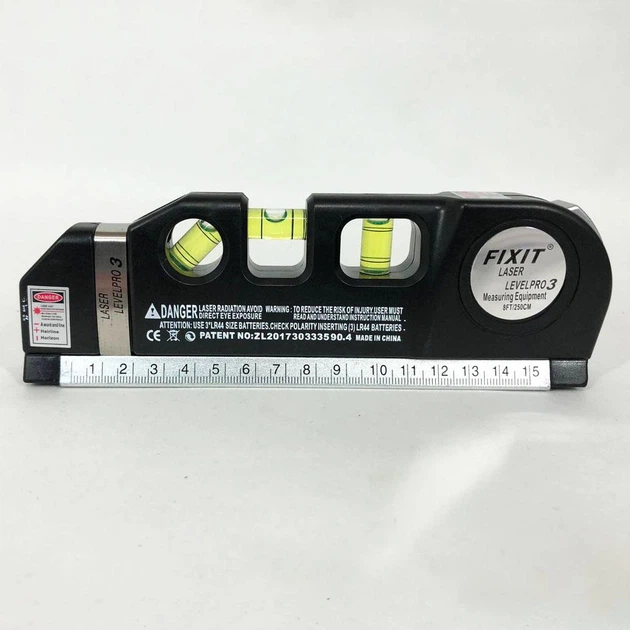 Лазерний рівень Laser Level Pro 3 з NK-232 вбудованою рулеткою - зображення 3