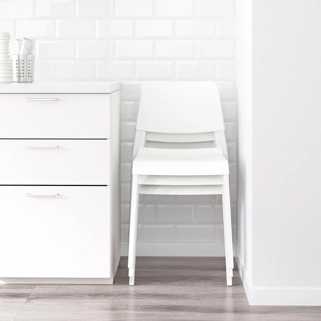 Стілець IKEA ТЕОДОРЕС, білий, 903.509.37 - зображення 7