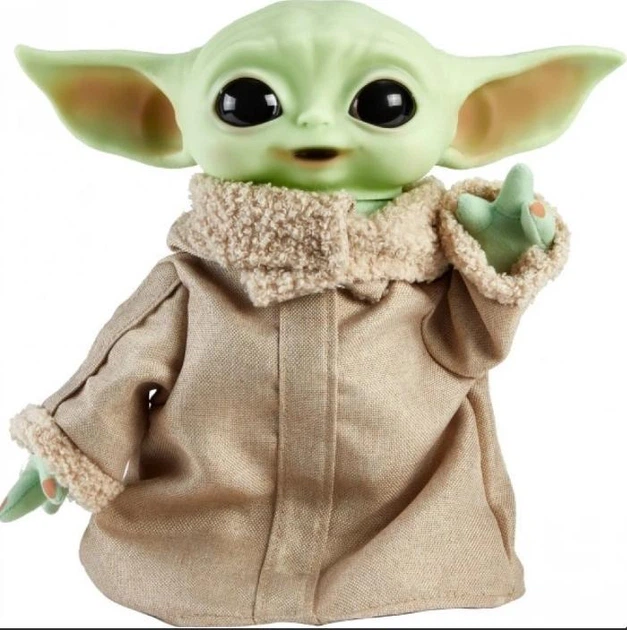 Інтерактивний іграшка Mattel Малюк Йода в сумці Зіркові війни Грогу Мандалорець зі звуковими ефектами Star Wars Grogu - изображение 5