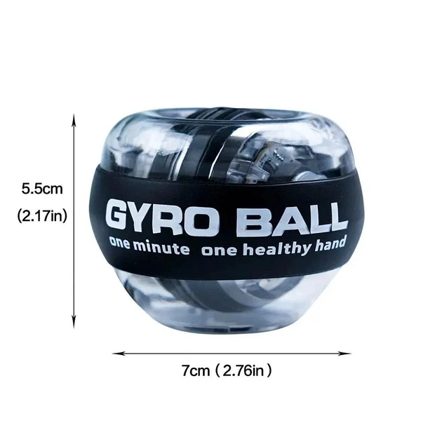 Кистьовий гіроскопічний еспандер, тренажер для зап’ястя Gyro Ball - Фото 4 Кистьовий гіроскопічний еспандер, тренажер для зап’ястя Gyro Ball - зображення 4