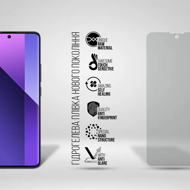 Гідрогелева плівка для смартфона Xiaomi Redmi Note 13 Pro+ 5G ArmorStandart Matte (ARM71865) - Фото 2 Гідрогелева плівка для смартфона Xiaomi Redmi Note 13 Pro+ 5G ArmorStandart Matte (ARM71865) - зображення 2