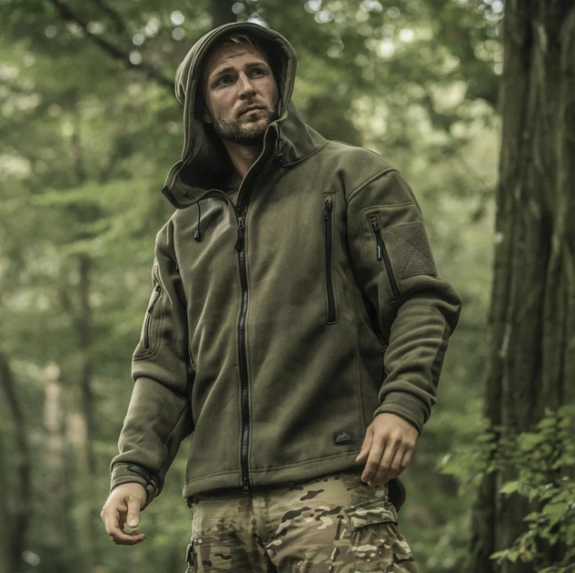 Куртка флисовая Helikon-Tex Patriot Double Fleece XXL Olive - изображение 3
