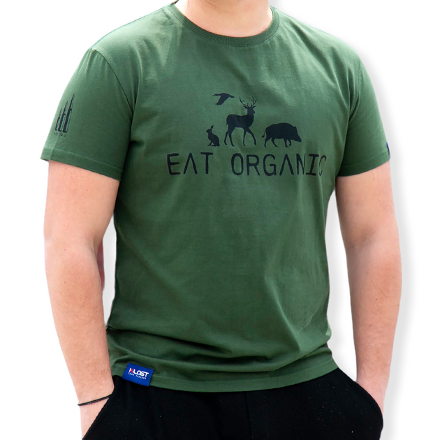 Футболка KLOST Eat Organic Khaki, XL - зображення 1