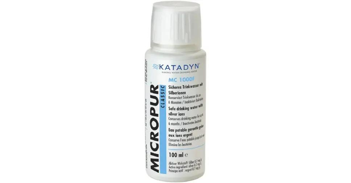 Жидкость для дезинфекции воды Katadyn Micropur Classic MC 1’000F 100мл - изображение 1