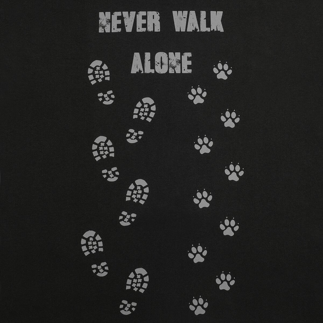Футболка KLOST "Never Walk Alone (Ніколи не ходи один)", 2XL - зображення 2