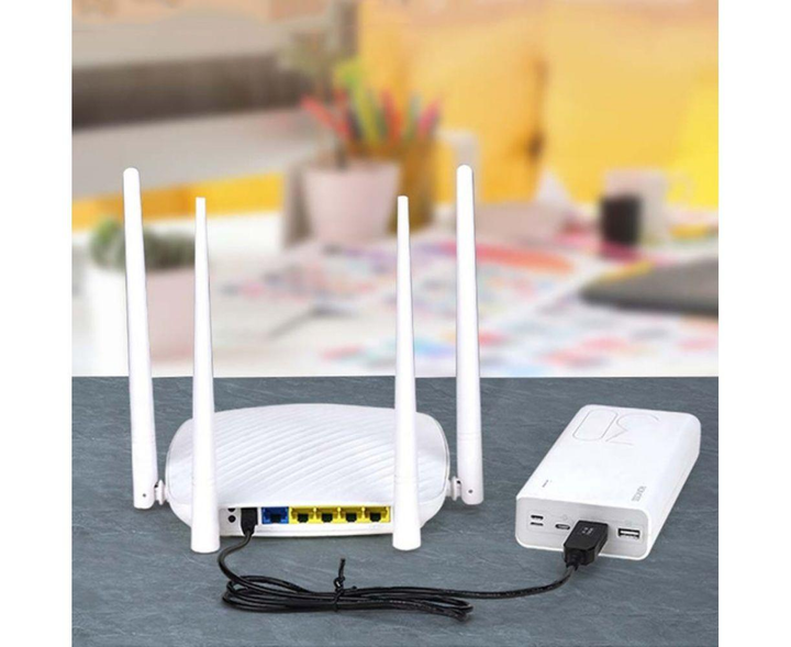 Кабель для роутера от повербанка 12 вольт - шнур для WiFi роутера USB ...