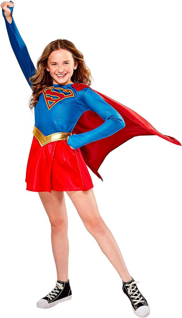 Карнавальний костюм Rubies Супердівчина 10-12 років 147 см (0883028170197) - зображення 2