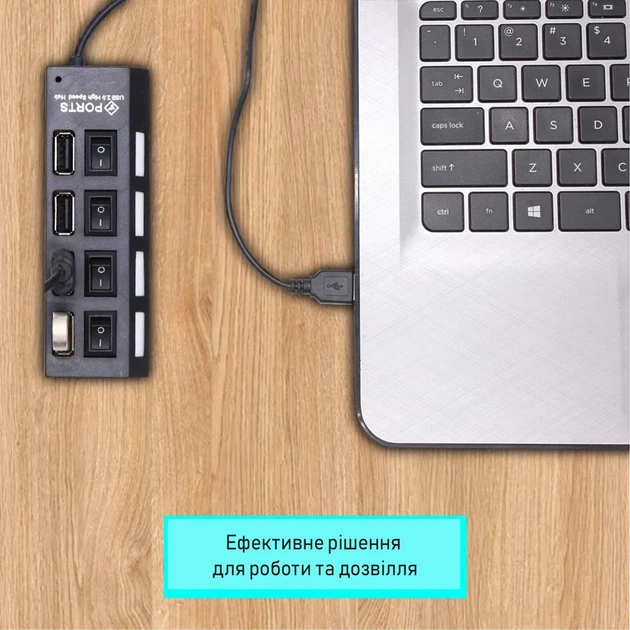Док-станция XON SmartHub Switch 4хUSB3.0 Черный (UHASP040043B 4972) - Фото 7 Док-станция XON SmartHub Switch 4хUSB3.0 Черный (UHASP040043B 4972) - изображение 7