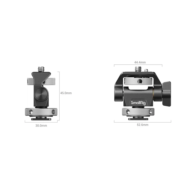 Быстросъемный держатель для монитора SmallRig 2905B с возможностью поворота и наклона с креплением холодный башмак - Фото 6 Быстросъемный держатель для монитора SmallRig 2905B с возможностью поворота и наклона с креплением холодный башмак - изображение 6
