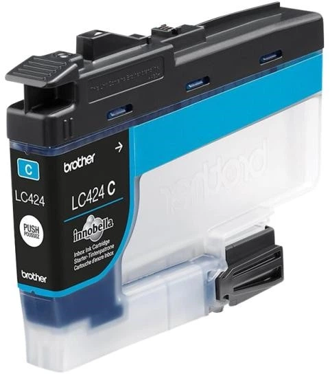 Tusz Brother LC424C Cyan (4977766810456) - obraz 3