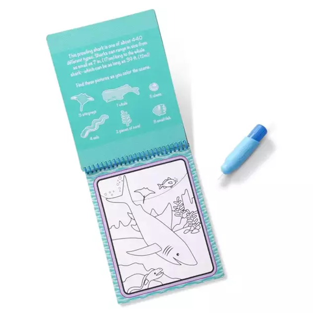 Водна розмальовка Melissa & Doug Water Reveal Pad Under the Sea (0000772194457) - зображення 3