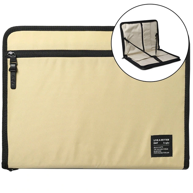 Чехол Ringke Smart Zip Pouch для iPad Pro 12.9 2021 | 2020 | 2018 Beige (8809818842145) - Фото 1 Чехол Ringke Smart Zip Pouch для iPad Pro 12.9 2021 | 2020 | 2018 Beige (8809818842145) - изображение 1