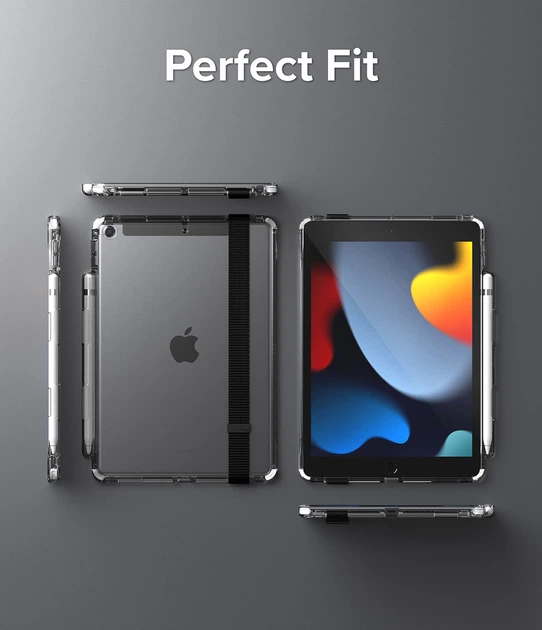 Чехол Ringke Fusion для iPad 10.2 2021 | 2020 | 2019 Transparent (FPS586R67) - изображение 3