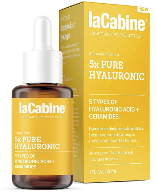 Serum do twarzy La Cabine 5x Pure Hyaluronic 30 ml (8435534410087) - obraz 1