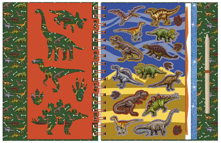 Książka-zdrapka Totum Dinozaury (8714274075016) - obraz 2