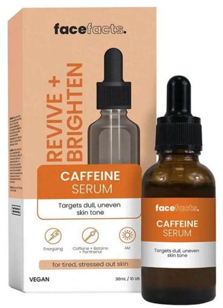 Сироватка для обличчя Face Facts Revive Brighten Caffeine Serum 30 мл (5031413927382) - зображення 1