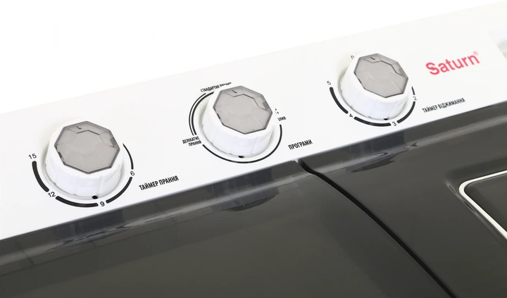 Пральна машина напівавтомат Saturn ST-WM0626 Gray - зображення 6