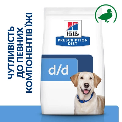 Лікувальний корм Hill's PD Canine D/D Duck & Rice 1,5 кг (605839) - зображення 2